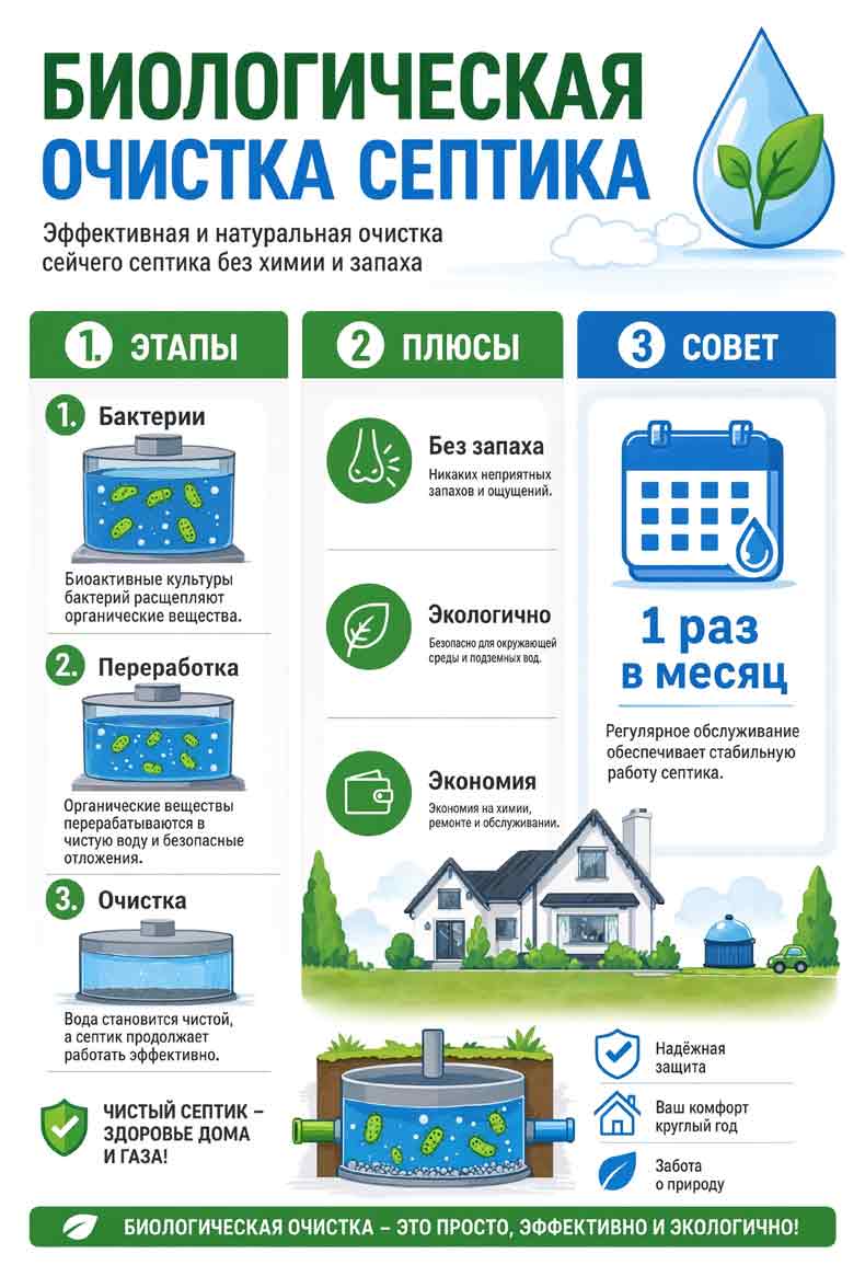 биоочистка септика