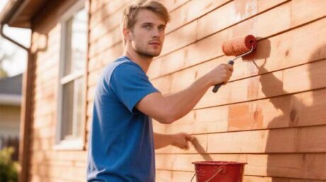 Покраска деревянного дома летом: лучшее время суток и выбор между лаком и пропиткой