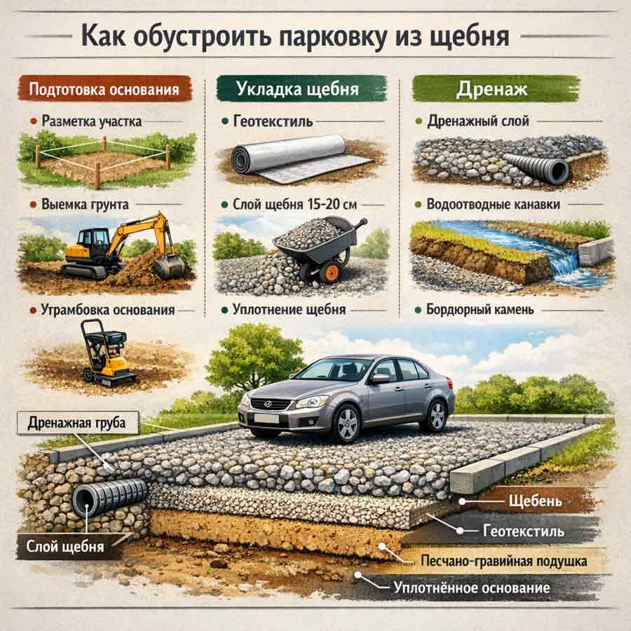 парковка своими руками
