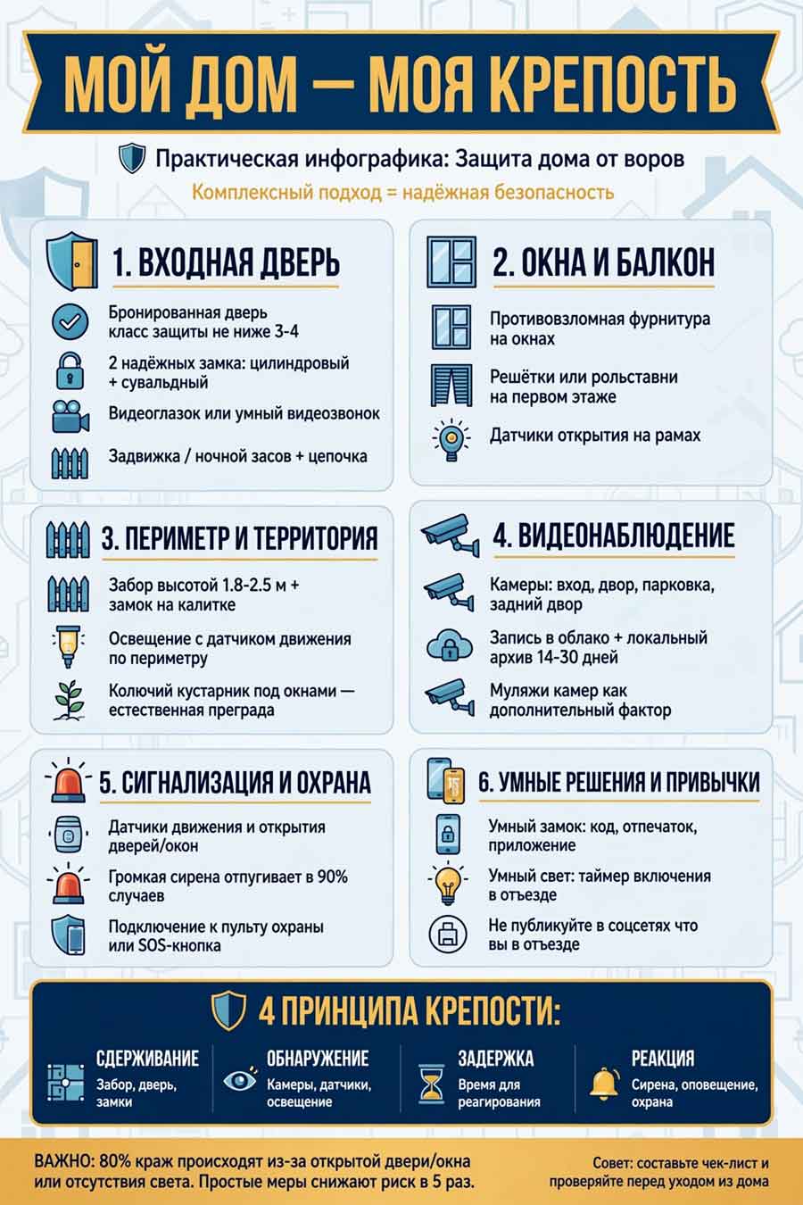 чек-лист по защите дома
