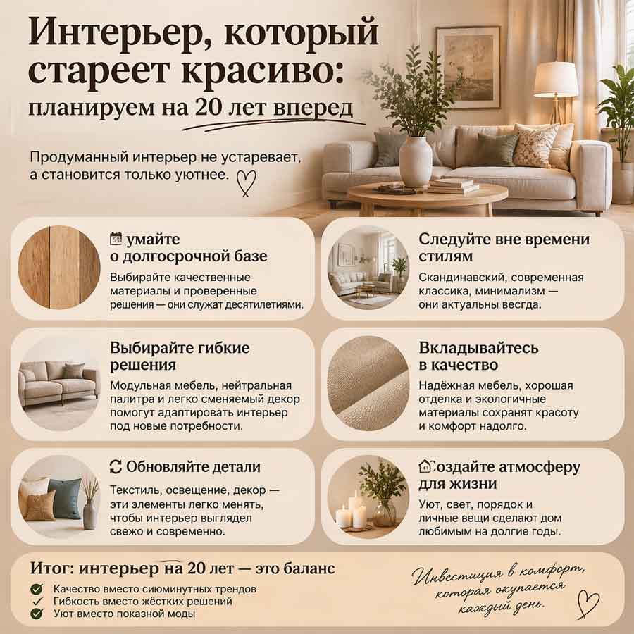формула интерьера на 20 лет